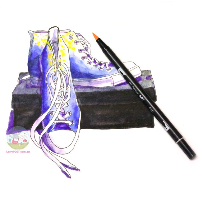 Набор маркеров Tombow ABT Dual Brush Pen Set 6шт Набор маркеров Tombow ABT Dual Brush Pen Set 6шт