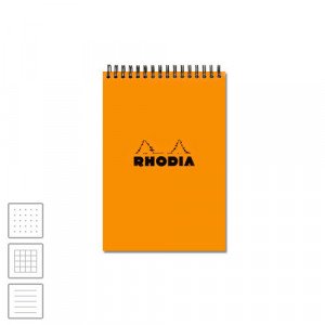 Блокнот Rhodia Classic A5 на пружине для перьевых ручек