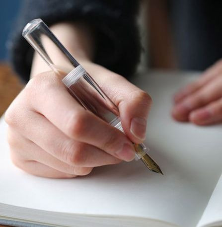 Перієва ручка Moonman Wancai Mini Прозора Мініатюрна ручка-демонстратор Перієва ручка Moonman Wancai Mini Прозора Мініатюрна ручка-демонстратор