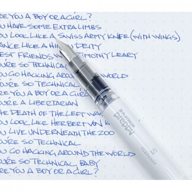 Перова ручка Platinum Preppy Kokuyo Біла Перова ручка Platinum Preppy Kokuyo Біла