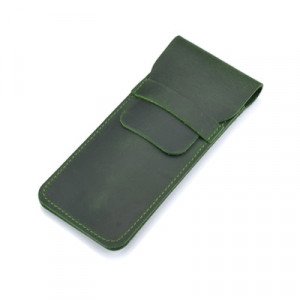 Кожаный чехол для трех ручек