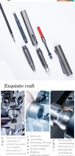 Перьевая/шариковая ручка Warhero Титан Матовая