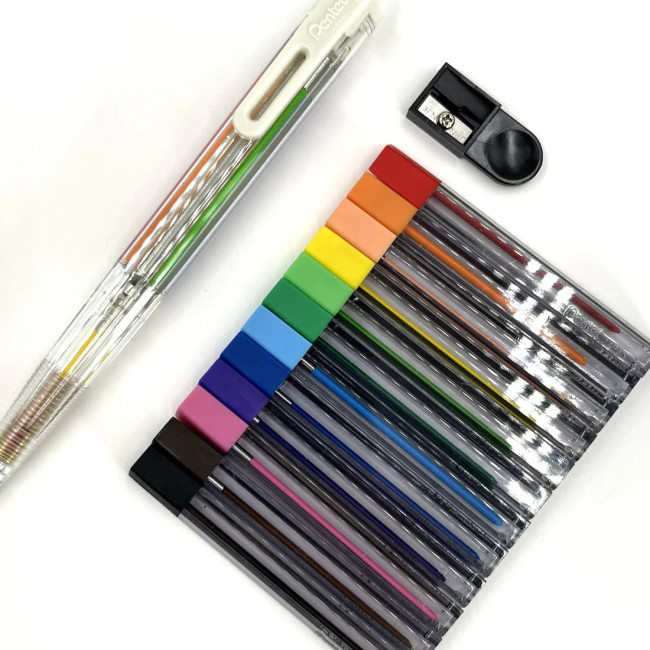 Мульти-карандаш Pentel Art Multi8 Lead Holder Set 2mm